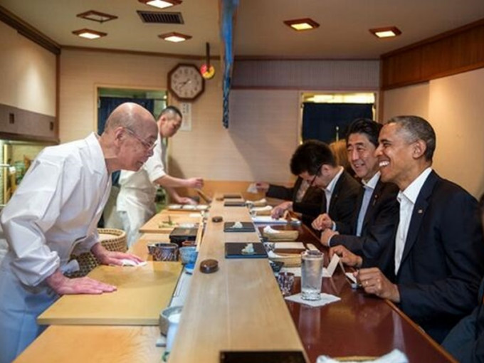 2014年前總統奧巴馬訪日時，首相安倍晉三也在此設宴招待。網圖