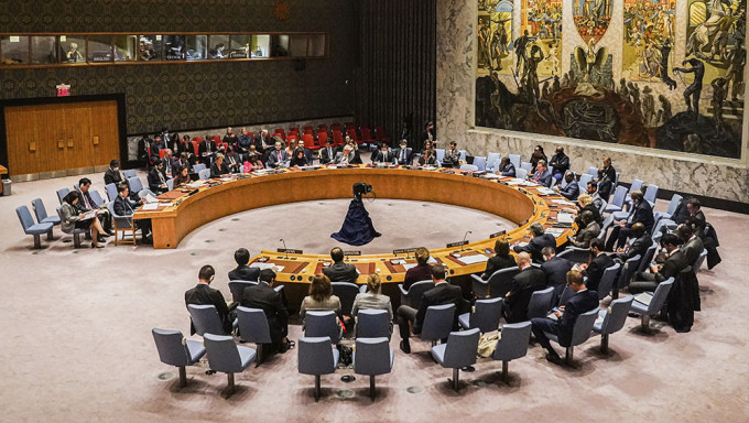 聯合國安理會緊急會議商討北韓問題。AP