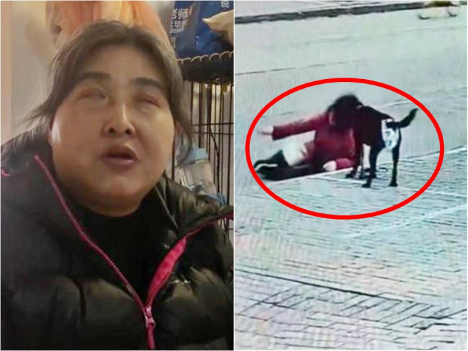 上海一名視障姨姨因遭鄰居投訴，被逼帶導盲犬於街外排泄，結果不時發生意外。網圖