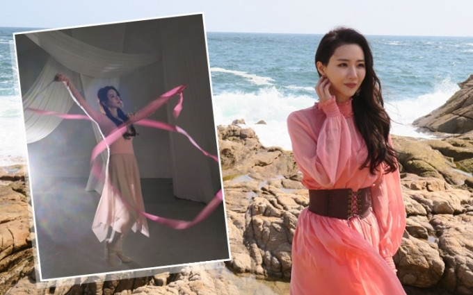 Hana為主唱的TVB新劇《愛美麗狂想曲》主題曲《愛很美麗》拍攝MV。