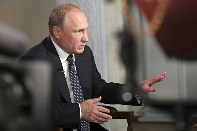 俄羅斯總統普京指通俄門調查是美國政治鬥爭。AP圖片