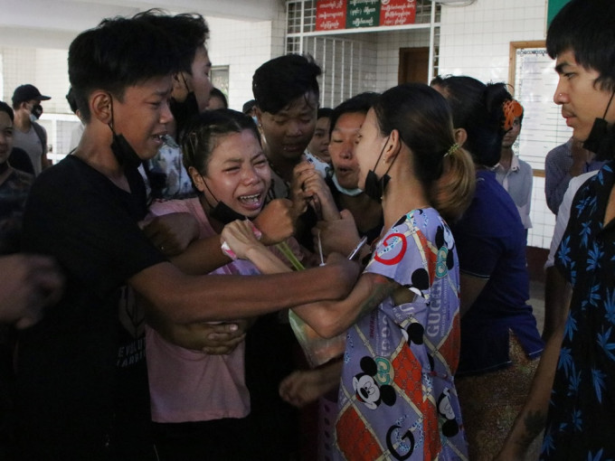 緬甸全國至今已累計有超過500人死亡。AP圖片