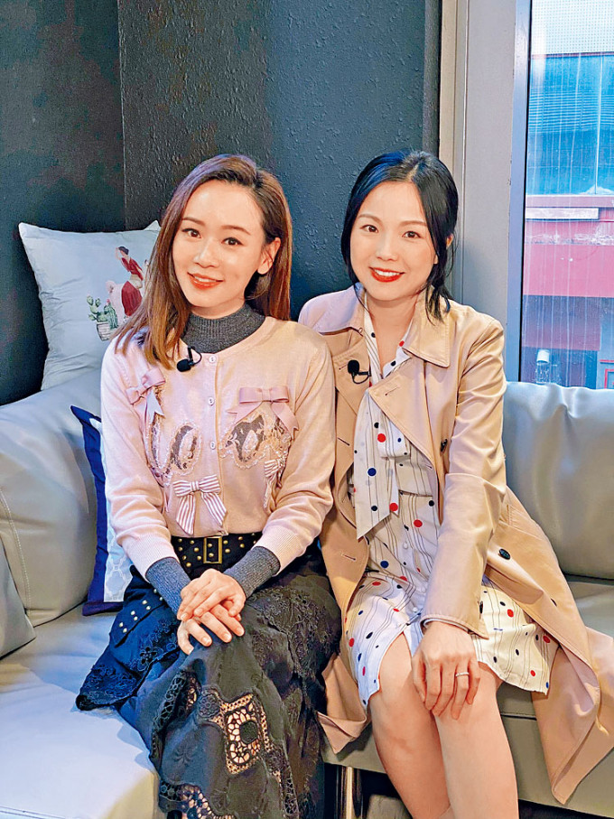 ■思琦与李丽珊为日剧《夏空》，主唱香港版主题曲和插曲。