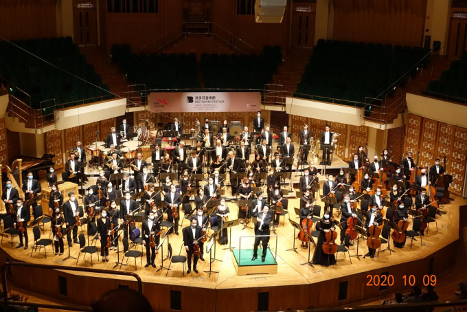 香港管弦樂團上周五表演情況。消息人士提供