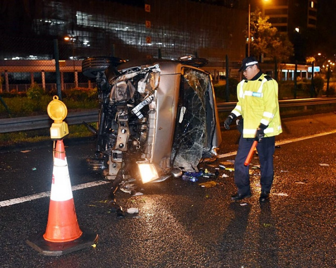 吐露港昨日發生奪命車禍。資料圖片