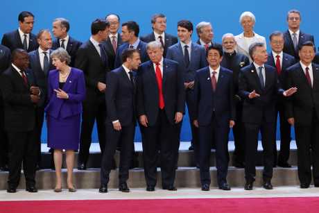 20國集團領袖今天在阿根廷展開為期兩天的高峰會。AP