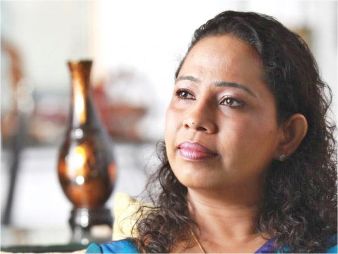 斯里兰卡卫生部女部长确诊新冠肺炎。瓦尼亚拉奇FB图片