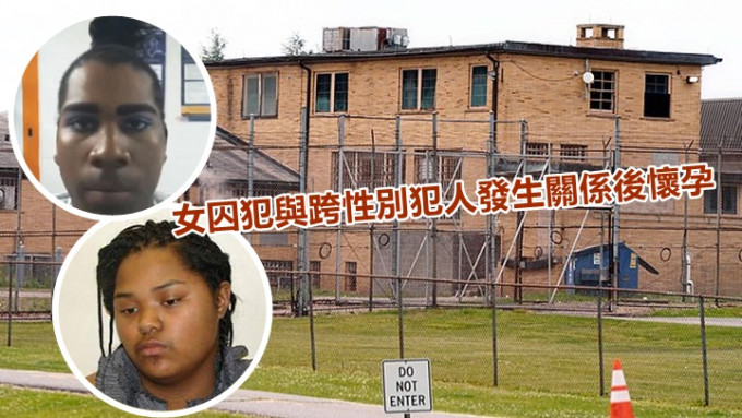美国女囚犯贝拉米(小图下)与米诺(小图上)狱中发生关系后怀孕，当局就事件展开调查。网上图片