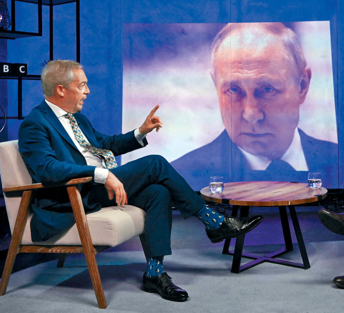改革黨黨魁法拉奇接受BBC訪問，談普京和俄烏戰事。