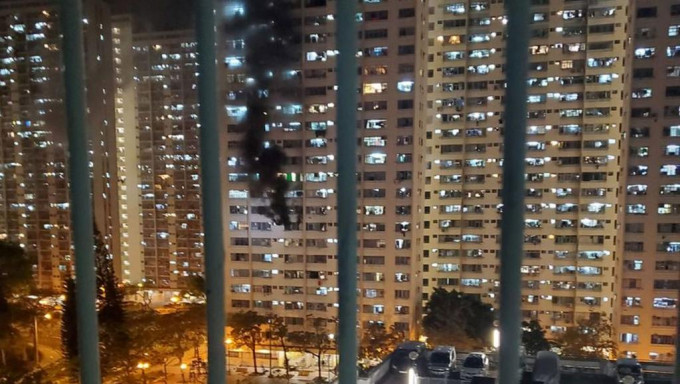 大埔大元邨昨晚发生火警。资料图片