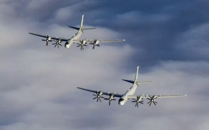 俄空軍TU-95MS戰略轟炸機。（資料圖片）