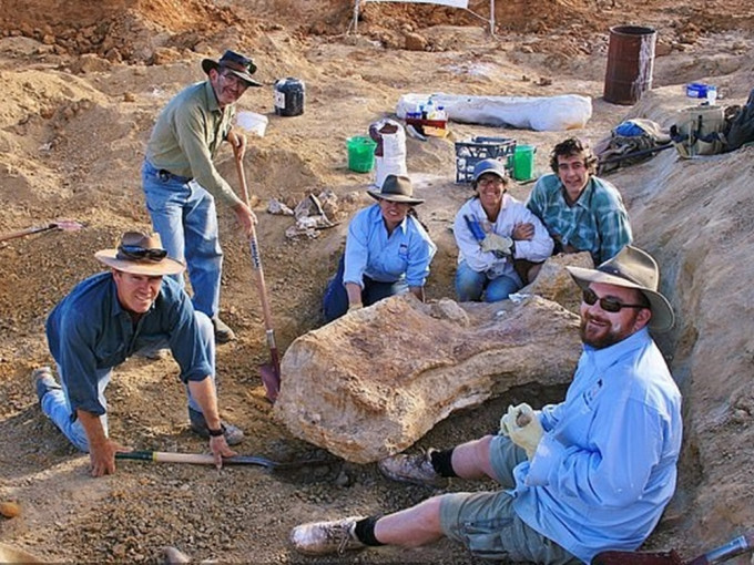 昆士兰省西南部在2007年出土的恐龙化石标本为新恐龙物种。网上图片