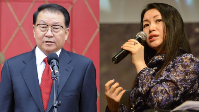 前政治局常委李長春女兒李彤（右），辭任中銀國際CEO。