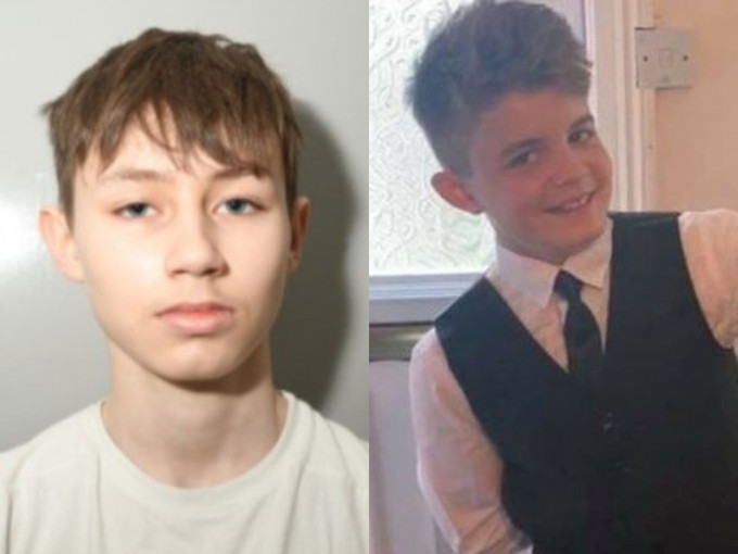 15歲青年格爾什茨（左）騙男童邦西斯（右）到樹林刺他70刀。