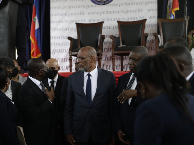 海地新任總理亨利被指涉及7月的總統遇刺案。（美聯社）