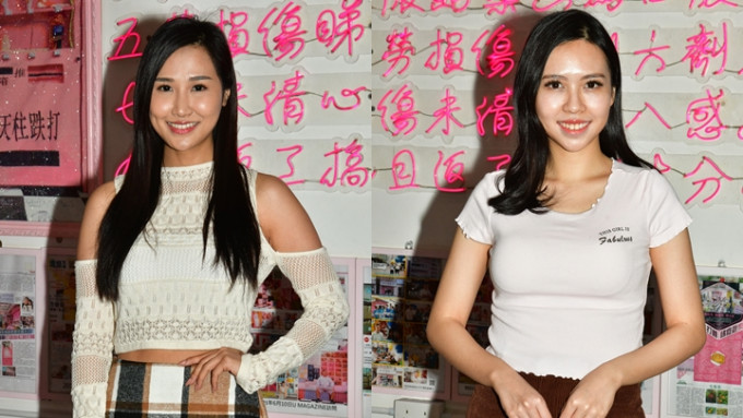 林宝玉和亚姐陈美涛今日出席派福袋活动。