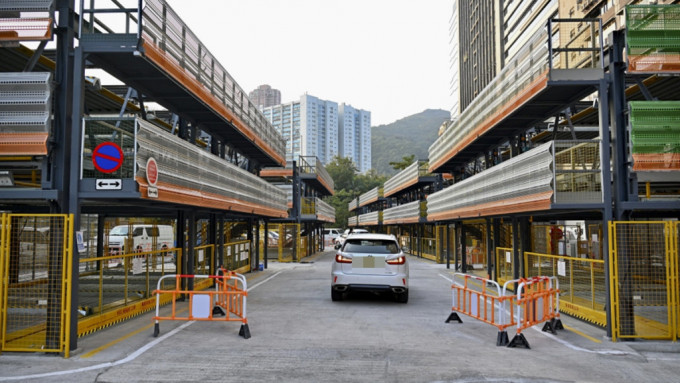 深水埗钦州街首设170自动泊位停车场。资料图片