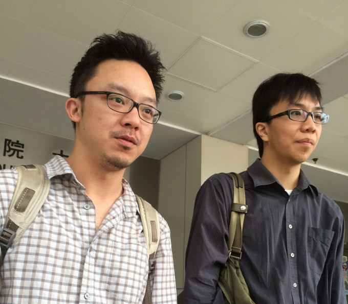 鍾健平(左)及陳梓進(右)。資料圖片