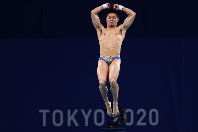初战奥运的杨健擅于做高难度动作，是国家队冲金希望。Reuters