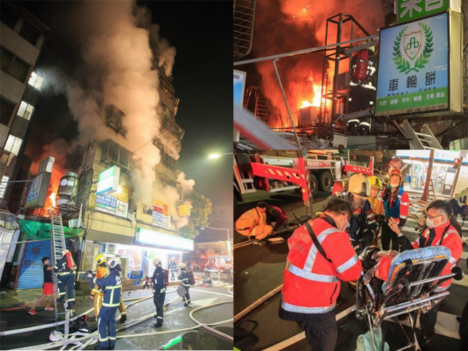 台北市龙江路凌晨传出火警造成1死7伤。（网图）