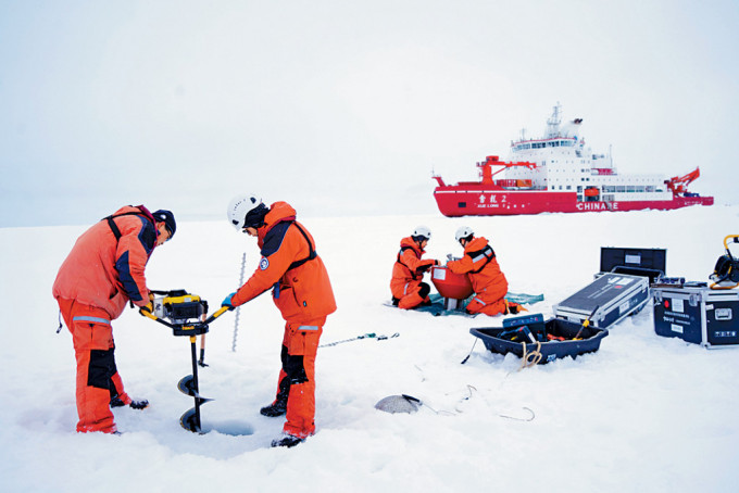 中國第13次北冰洋科學考察隊，曾於去年搭乘「雪龍2」號抵達北極點。