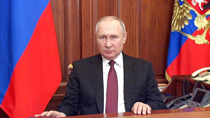 克里姆林宫指，总统普京会「根据行动结果及效益」，决定对乌克兰的军事行动将何时结束。美联社资料图片