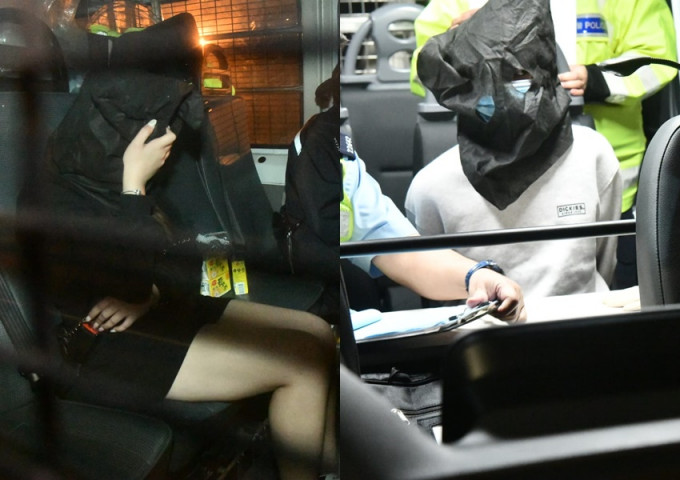 司机及女乘客被捕。