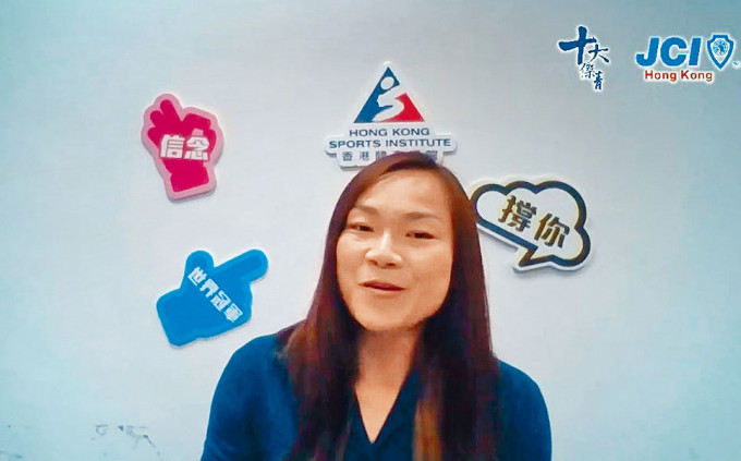 李慧詩前晚亮相新一屆傑青選舉的網絡啟動禮，跟車迷分享對東奧延期和抗疫等看法。