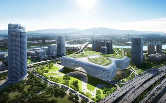 新口岸大樓會由深圳的承辦商全面負責建造工程，內設港方口岸區。網上圖片
