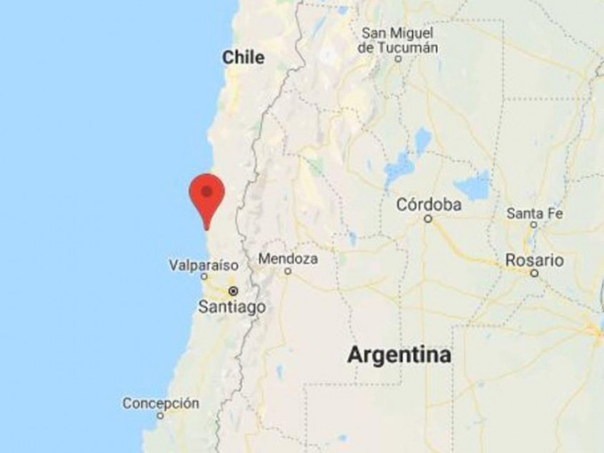 智利发生6.1级地震，尚未有伤亡或损毁报告。（网图）