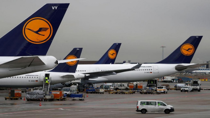 德国汉莎航空法兰克福航班禁抵港5日。资料图片