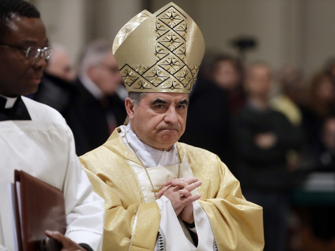 梵蒂冈其中一位最具影响力的枢机主教贝丘周四突然提出辞职。AP资料图片