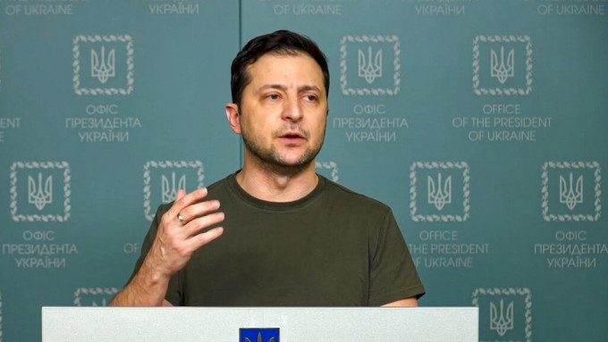 泽连斯基愿于乌克兰与白俄罗斯边境谈判。美联社资料图片