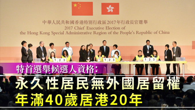 行政长官选举将于3月27日举行。资料图片