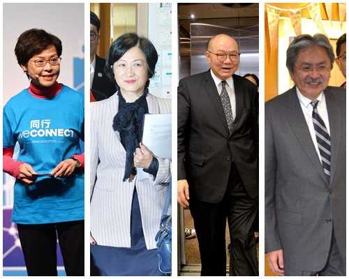 林郑月娥、叶刘淑仪、曾俊华及胡国兴已先后公布参选。