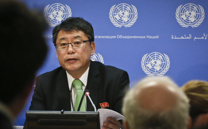 北韓駐聯合國副代表金仁龍。網上圖片