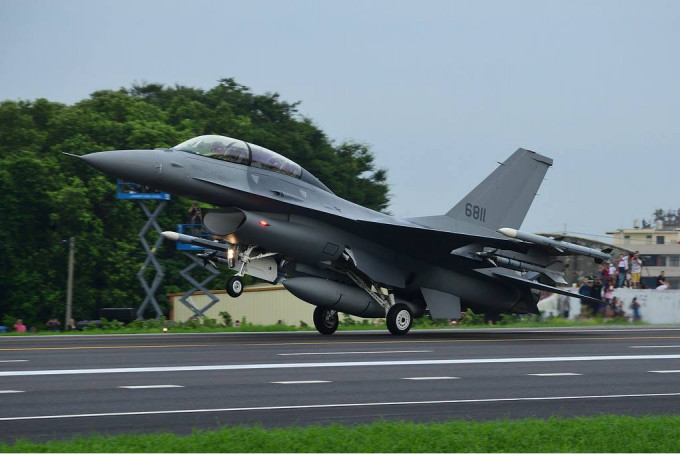F-16系战机是台湾的主力战机之一。网上图片