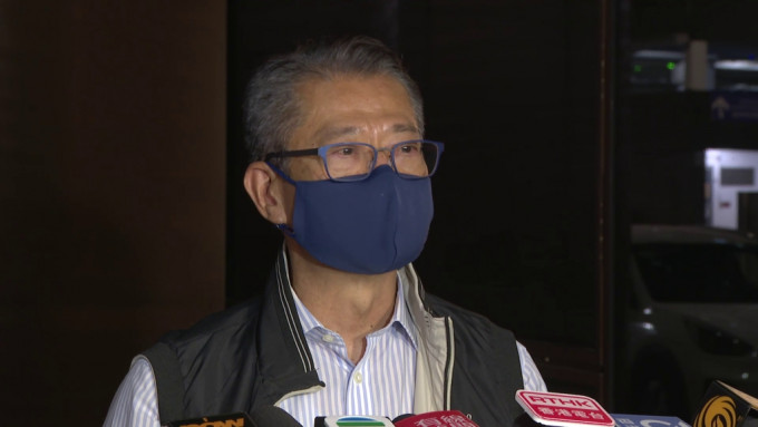 陳茂波表示期待出席周三金融峰會。政府新聞處