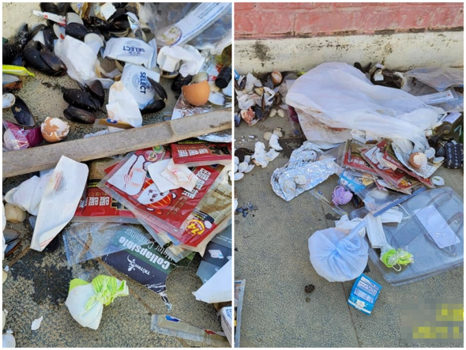 有网民早前到西贡塔门，惊见凉亭竟然充斥大量垃圾，夸张程度有如置身垃圾场。「西贡牛」Facebook图片