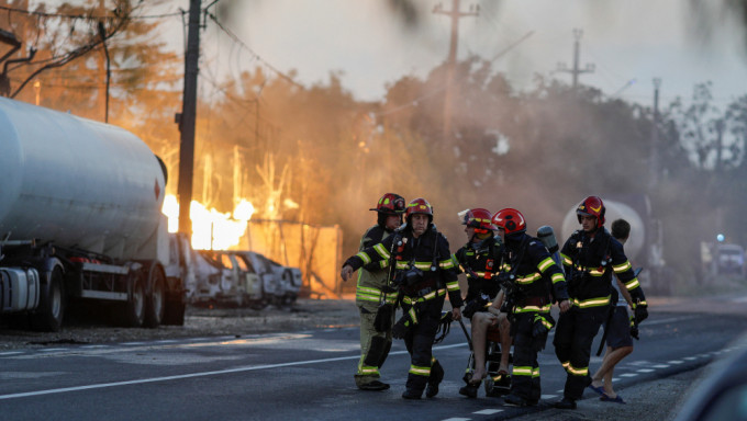 羅馬尼亞首都附近一個液化石油氣站發生爆炸，釀1死46傷。路透社