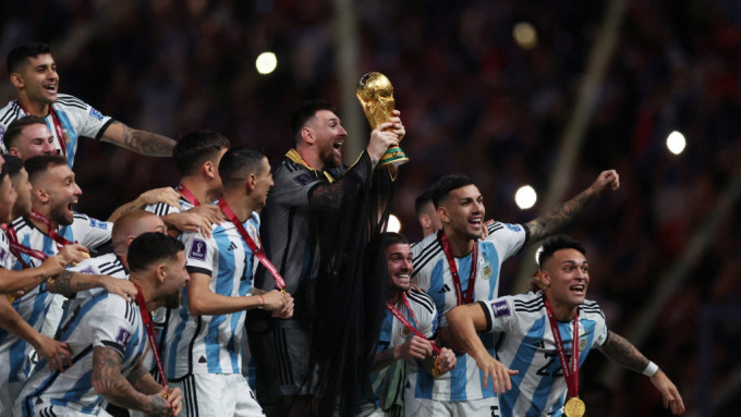 美斯助阿根廷勇夺世界杯。 Reuters