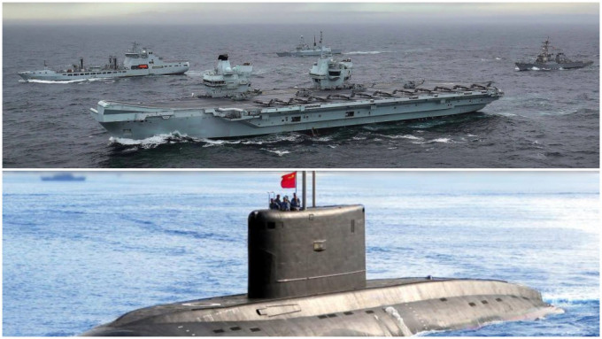 BBC稱英國航母「伊莉莎白女王」號航母在南海逼退中國潛艇。