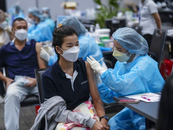 泰国的新冠肺炎新症及死亡人数，均创下5个月以来的新低。美联社资料图片