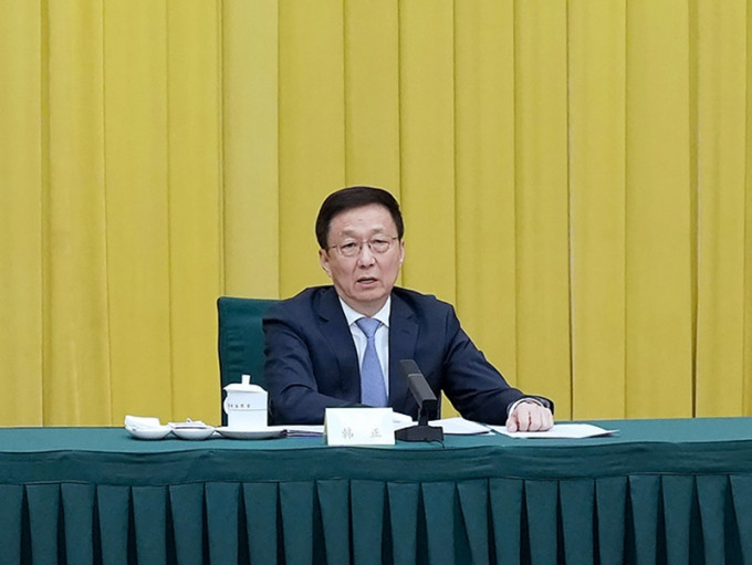 国务院副总理韩正。新华社图片