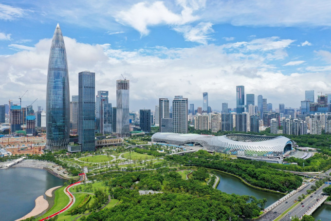 政府正加快推進與深圳和大灣區的創科協同發展。新華社圖片