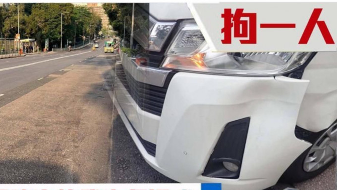青衣涌美路車禍老婦延醫三日不治 53歲貨Van司機被捕。警方FB圖片