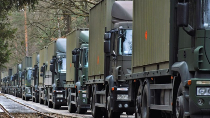 波兰向乌克兰提供的军备援助已陆续运到当地。Mariusz Blaszczak twitter图片