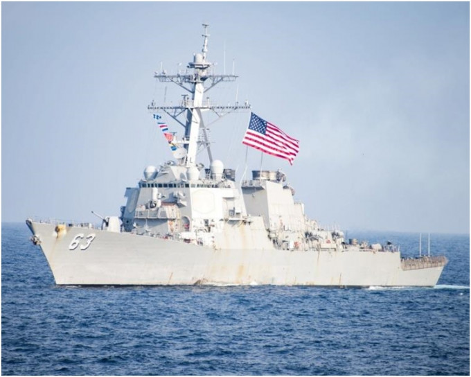 美國「斯坦塞姆」號導彈驅逐艦（USS Stethem）。網圖