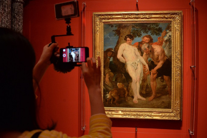 Anthony van Dyck作品《聖塞巴斯蒂安殉難》。盧江球攝