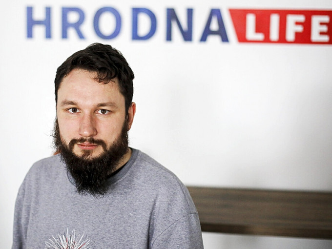 白俄罗斯新闻网站「Hrodna.life」总编辑绍塔被捕。AP资料图片